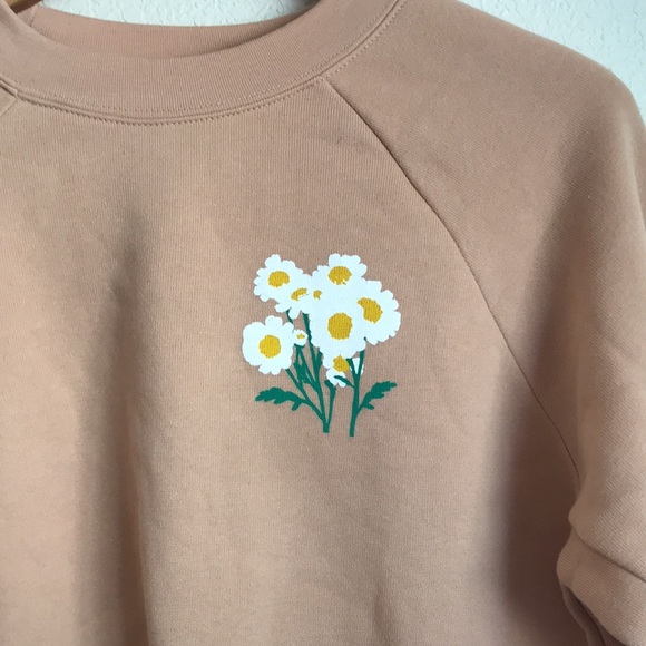 Culk daisy sweatshirt Jen Kindall collab San Francisco design NEW - Picture 3 of 7